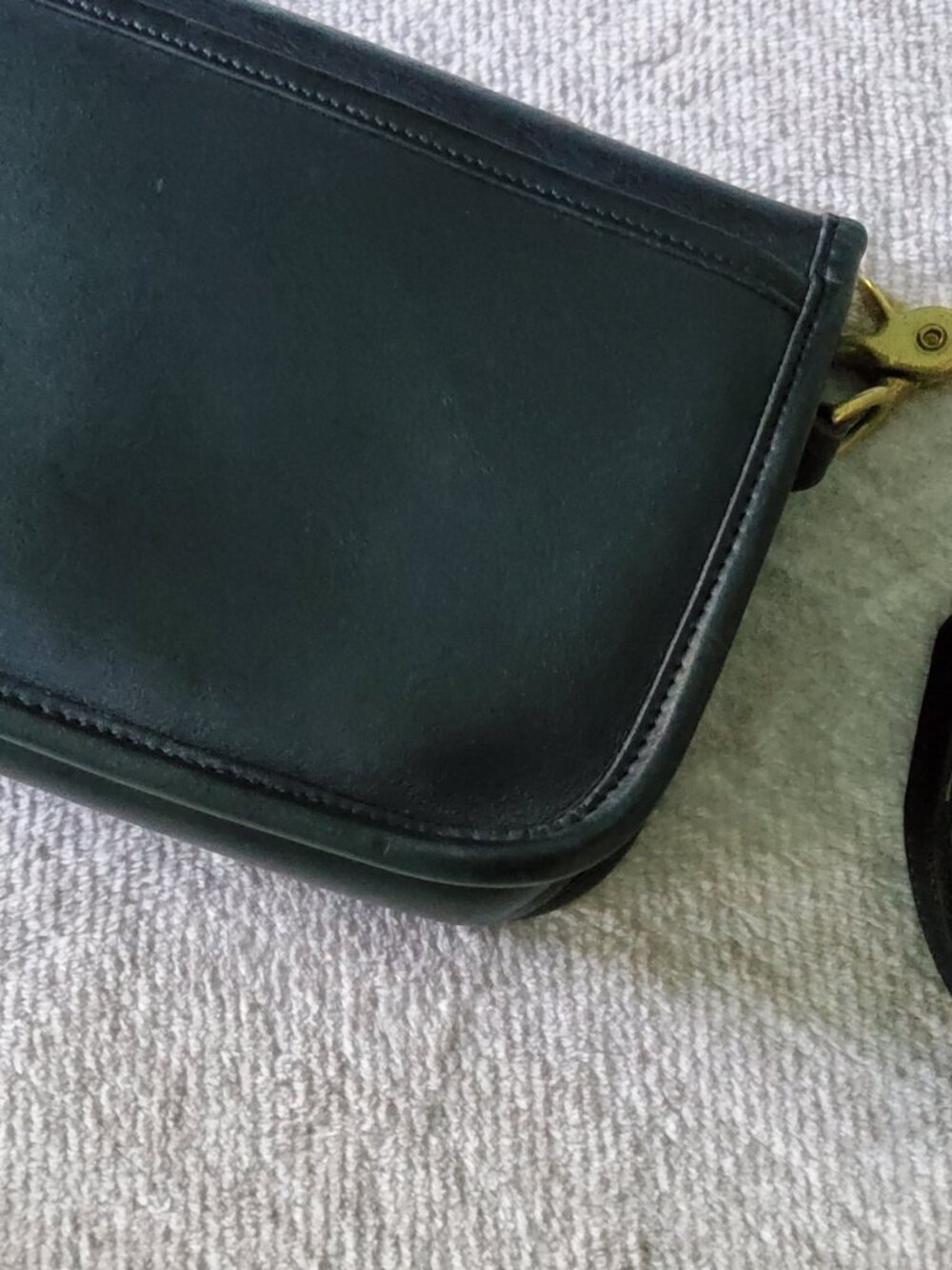 Navy Vintage Coach Pocket Purse 9755 - Picture 10 of 10